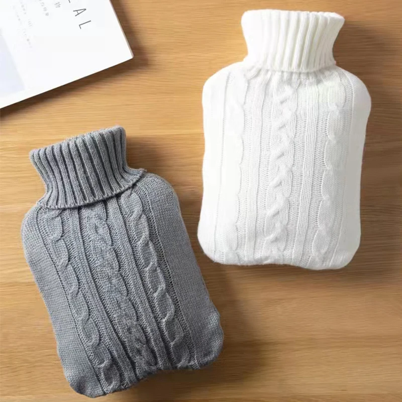 2000 мл сумка для горячей воды вязаный чехол большая ткань с водяным наполнением