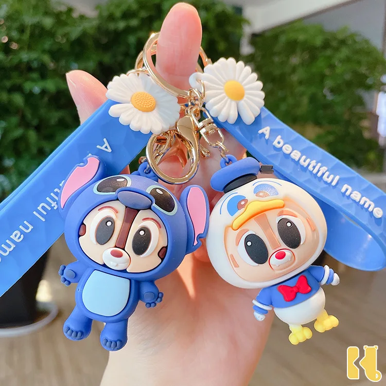Disney с Белочкой Стич Дональд Дак брелок творческий мультфильм сумка
