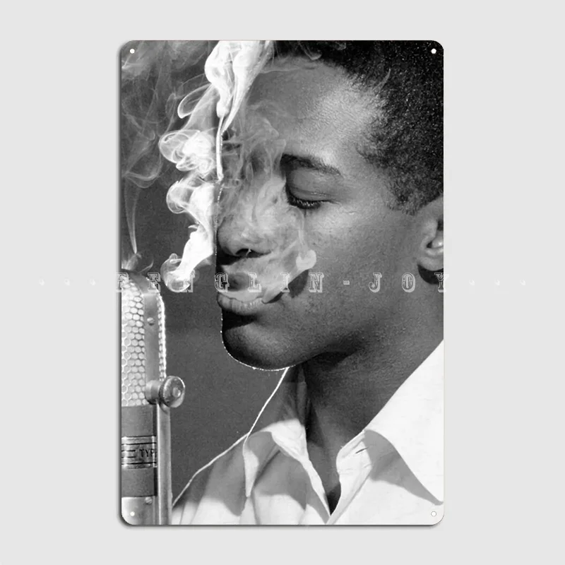 Sam Cooke Smoke Recording Metal Sign Wall Mural Wall Design Wall Plaque Tin Sign Poster