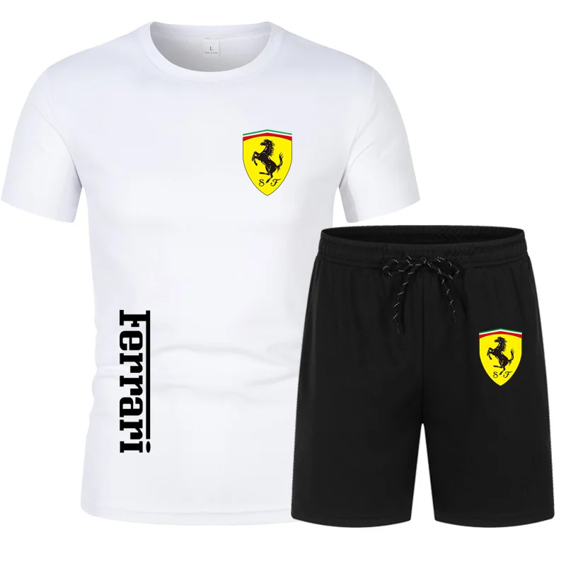 

Survtement no pour hommes conjunto dos piezas camiseta et corto de marca vtements de deporte pour mari