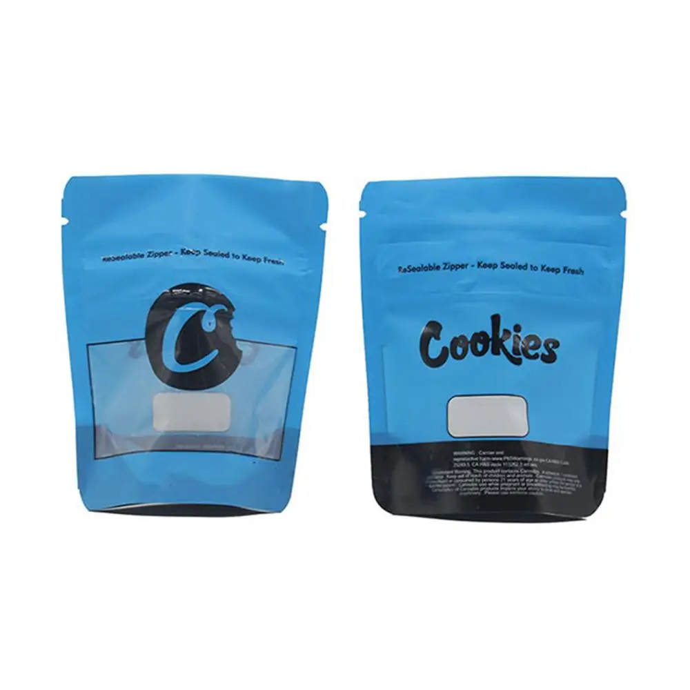 

Smell Proof 3.5 g Runtz Mylar Cookies Weed Packaging Bags With Ziplock