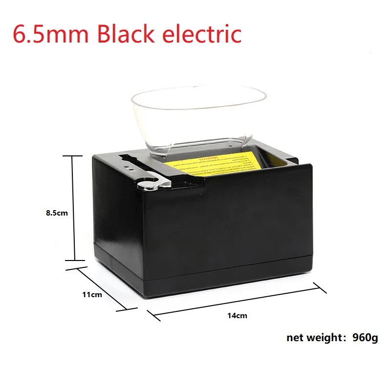 6.5mm Slim Cigarette Rolling Machine Electric Automatic Tobacco Injector Maker Roller DIY Tool machine 6.5MM tube | Дом и сад