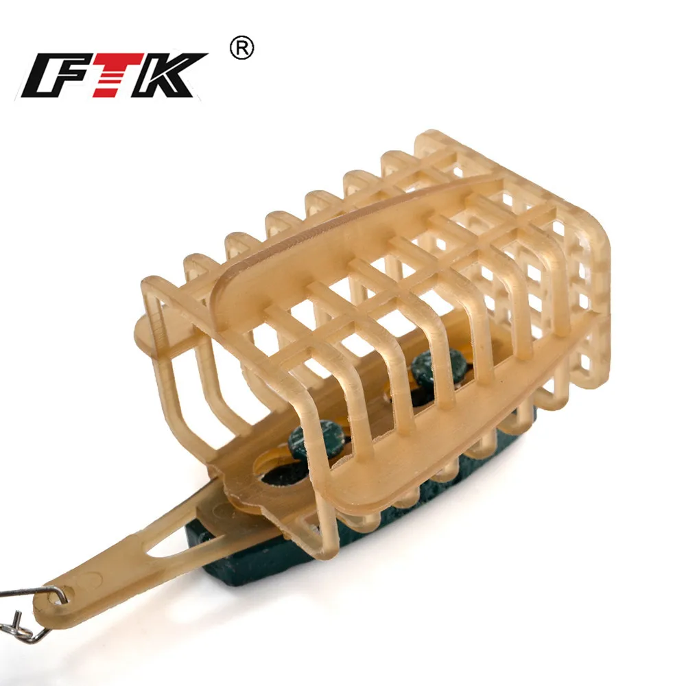 ФТК 40g-90 г Карп Рыболовная клетка для приманки буровые установки волос в