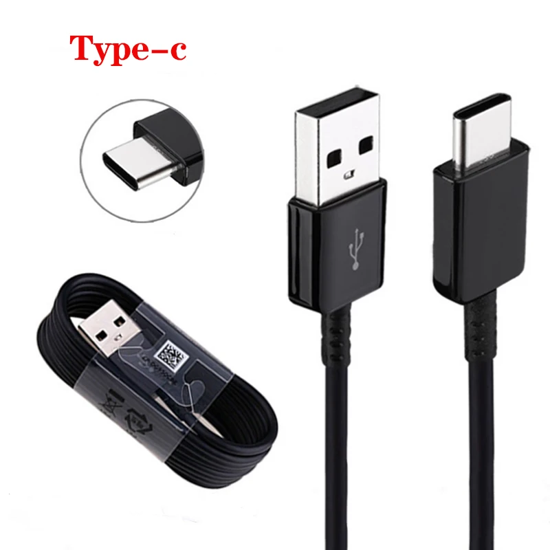 Кабель быстрой зарядки Samsung USB-Type-C 0.28м 1.2м 1.5м 2м 3м белый черный. | Мобильные