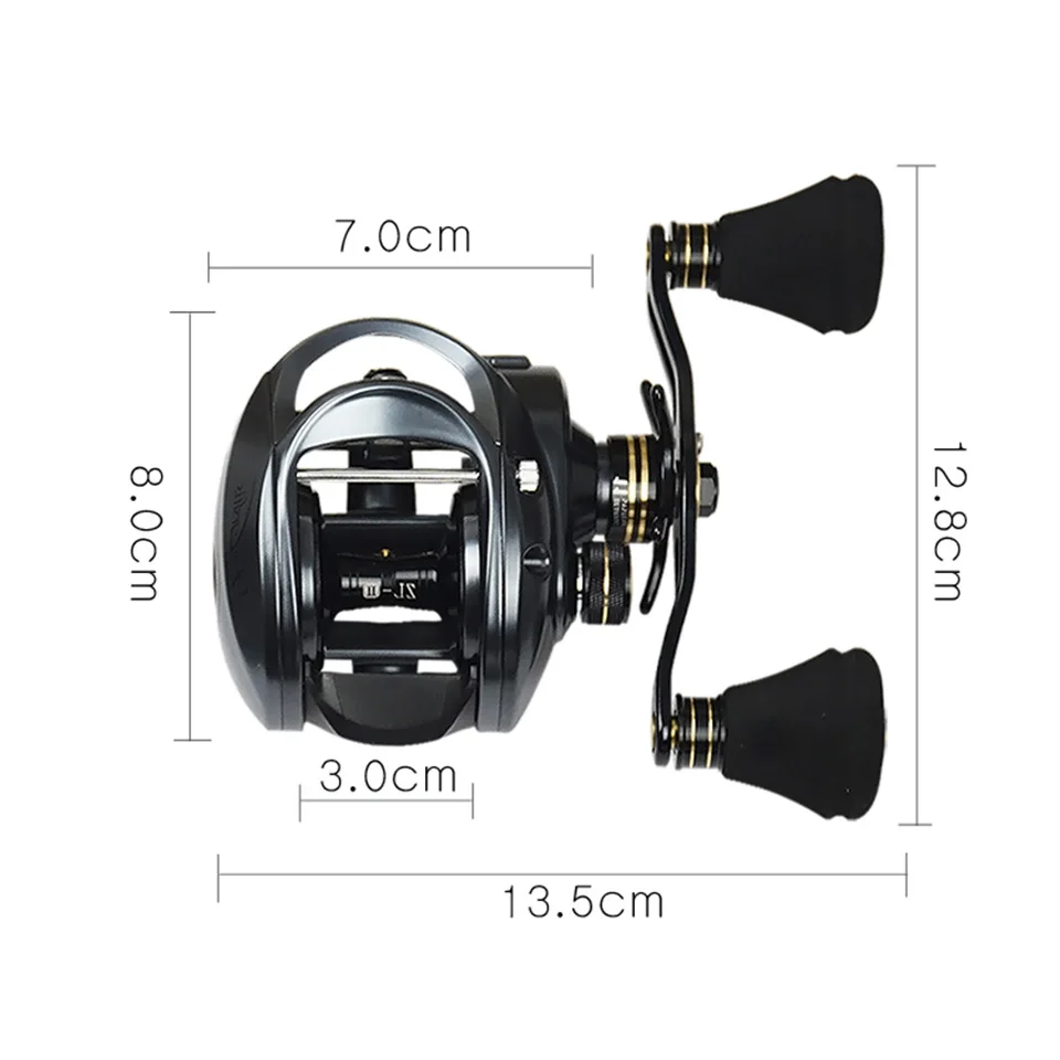 Рыболовная катушка для заброса приманки макс. 13 кг 11 шарикоподшипников