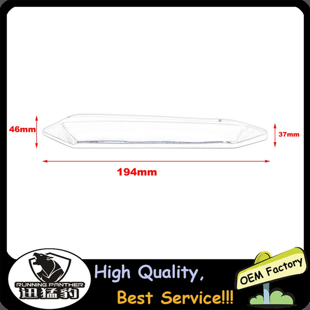 

Fits For Honda Goldwing GL1800 2018-2020 Motorcycles Chrome Windshield Strut Covers Decorative Windscreen Accent Trim