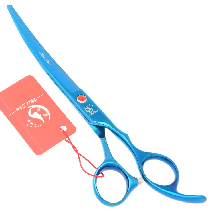 

Meisha 7 inch Professional Pet Grooming Scissors Kit Straight Cutting & Thinning & Curved Shears for Dog Grooming B0023A