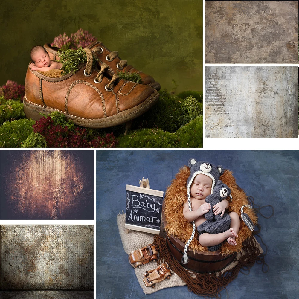 

Mocsicka Photography Background Retro Run-Down Wall Decoration Props Portrait Photo Backdrop Studio Professional Props