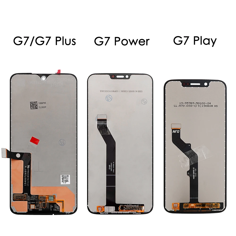 Оригинальный ЖК экран для Motorola Moto G7 Play дигитайзер Power Plus дисплей сенсорный в сборе
