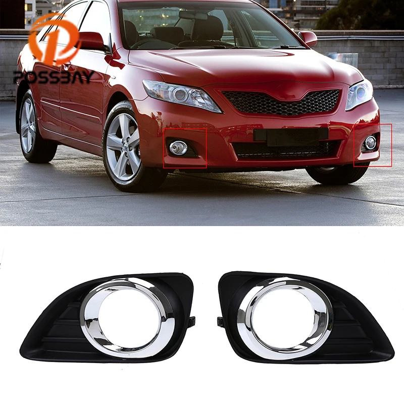 Рамка противотуманной фары POSSBAY для Toyota Camry XV40 2010 2011 Facelift 52040 33010 52030 06050 передний