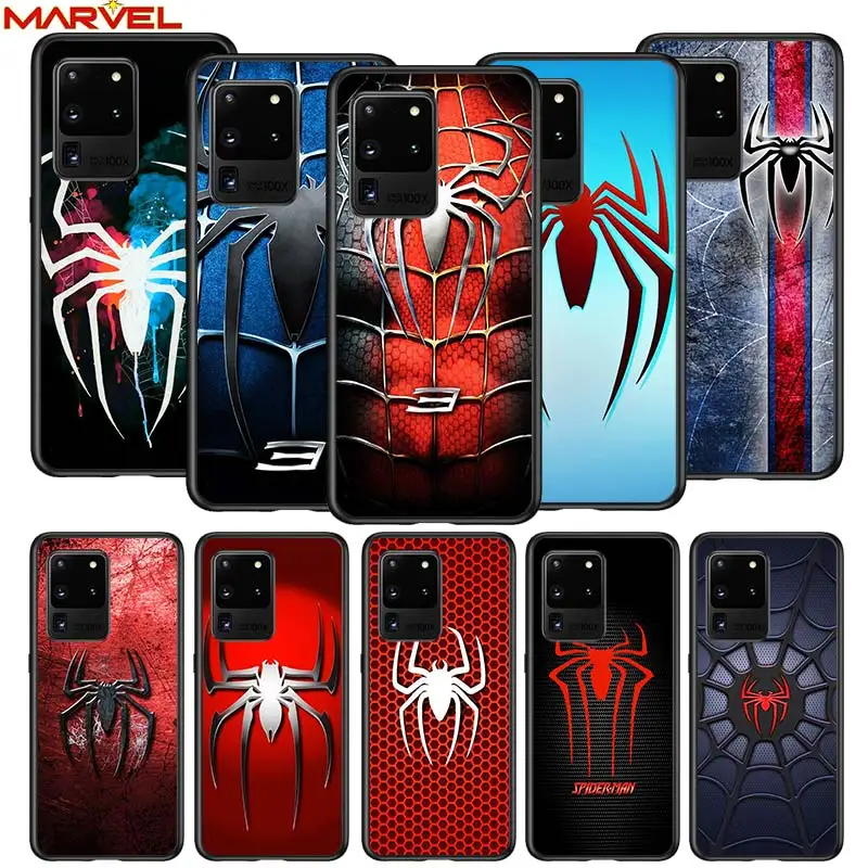 

Spider Marvel Cool for Samsung S20 FE Ultra Plus A91 A81 A71 A51 A41 A31 A21S A72 A52 A42 A02S Soft Black Phone Case