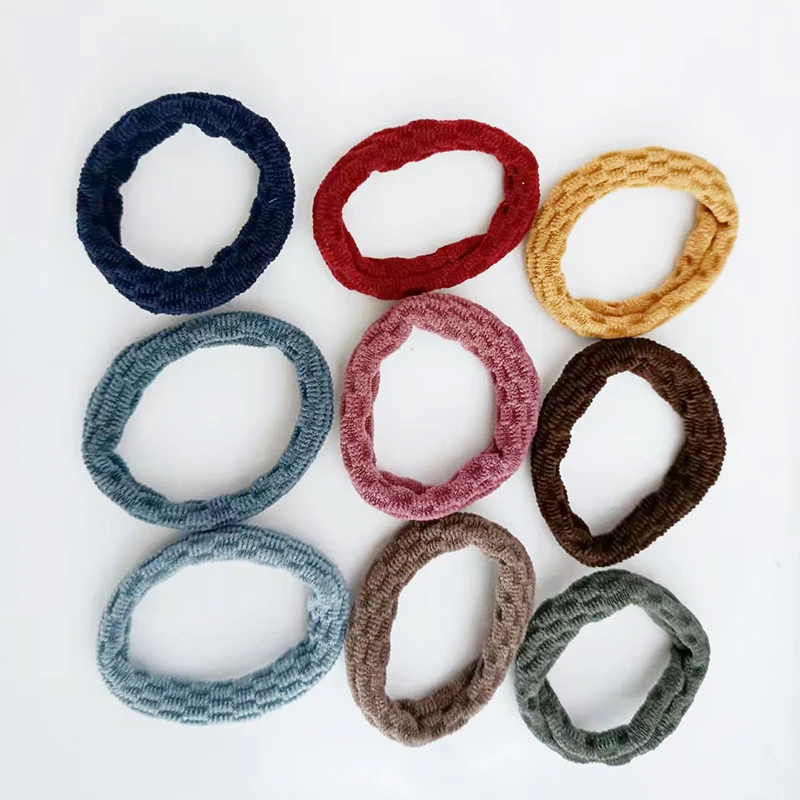 

10 шт., женские эластичные резинки для хвоста