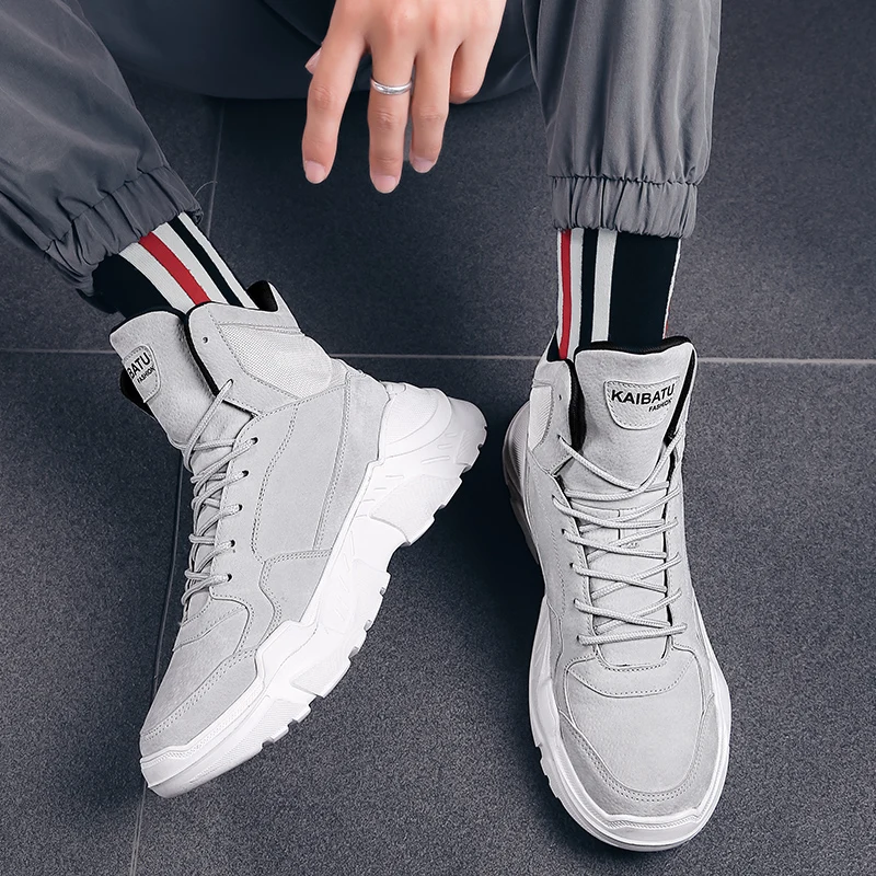 

2020 Mens Shoes Casual Slip On Breathable Hot Sale Air Cushion Keep warm Sneakers Men Shoes Spring Shoes Outdoor Flats Shoes