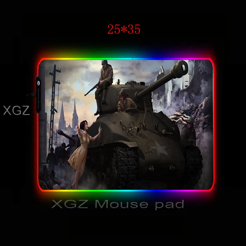 XGZ пользовательский большой RGB коврик для мыши черный замок край старый фильм