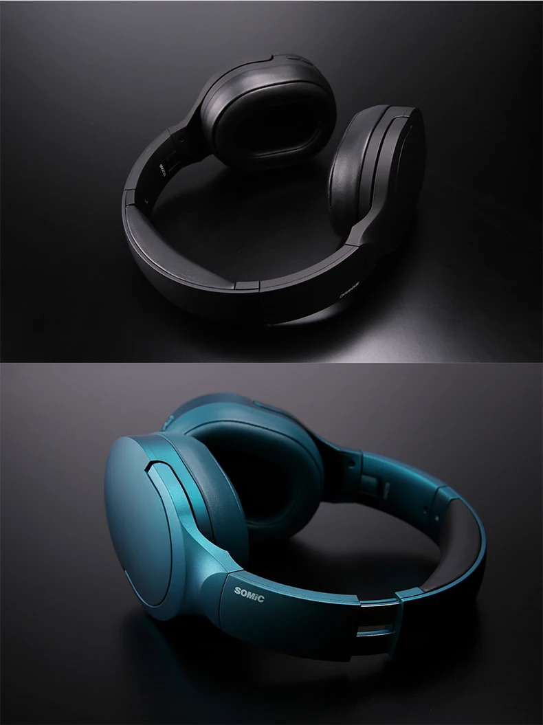 Somic SC2000 активное шумоподавление беспроводные Bluetooth наушники HIFI Звук Музыка гарнитура ANC Проводная повязка APTX CSR