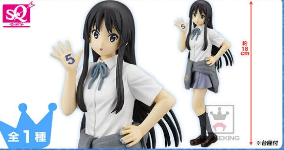 Action Figure светильник Акияма Мио из ПВХ 18 см 5 игрушек | Игрушки и хобби