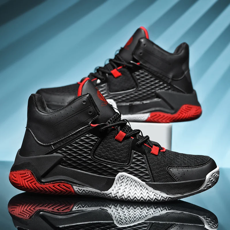 

Летняя брендовая мужская обувь для баскетбола, сетчатые дышащие мужские Нескользящие кроссовки, прогулочная обувь