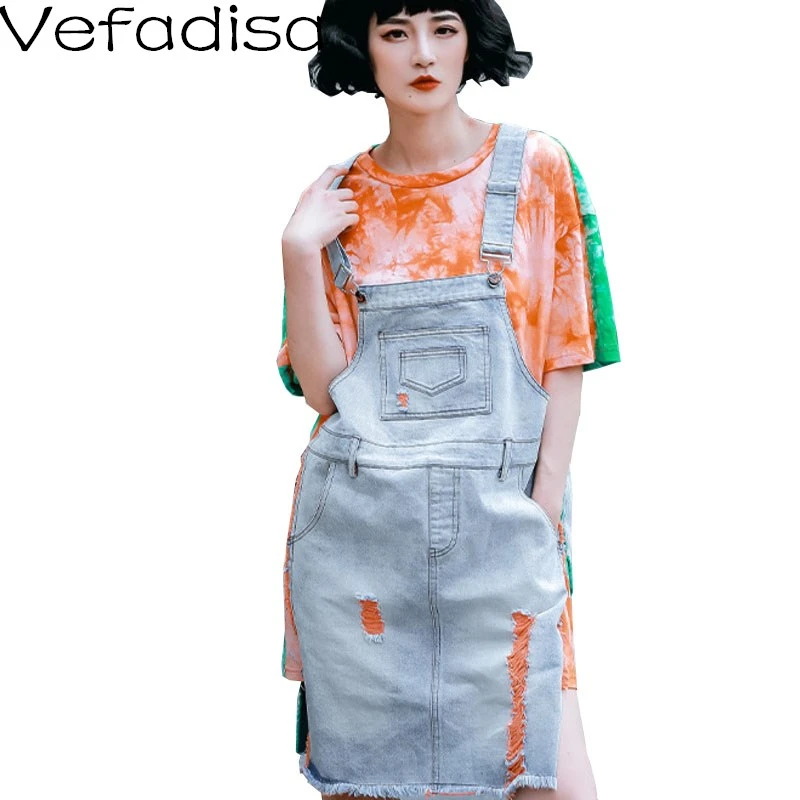 Женское Ковбойское платье Vefadisa средней длины с коротким рукавом и фальш вставкой