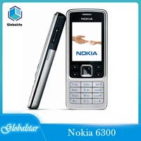 nokia 6300 refurbished original unlocked mobile phone unlocked 6300 fm mp3 phone with englishrussiaarabic keyboard