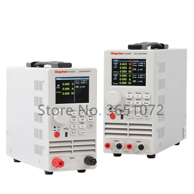 Двухканальная программируемая электронная нагрузка постоянного тока DCL6204 400 Вт
