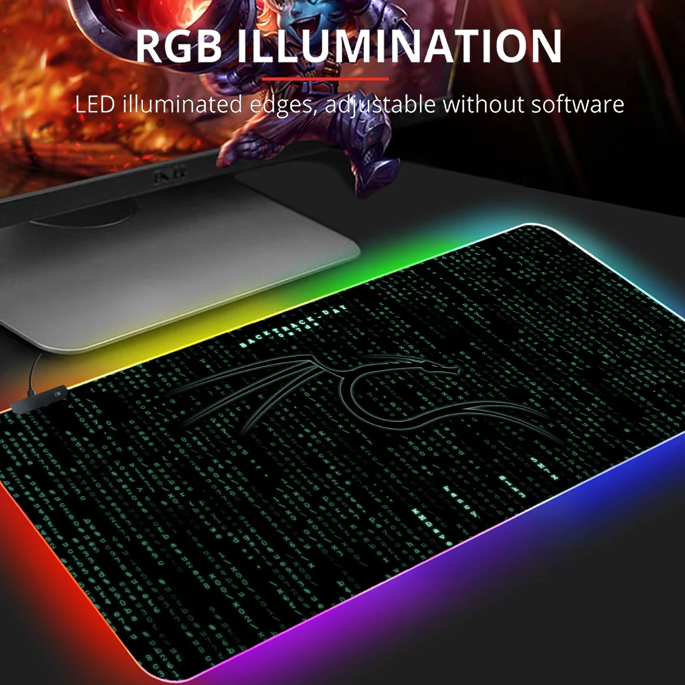 Игровой коврик для мыши 40x90 см XXL Kali Linux | Компьютеры и офис