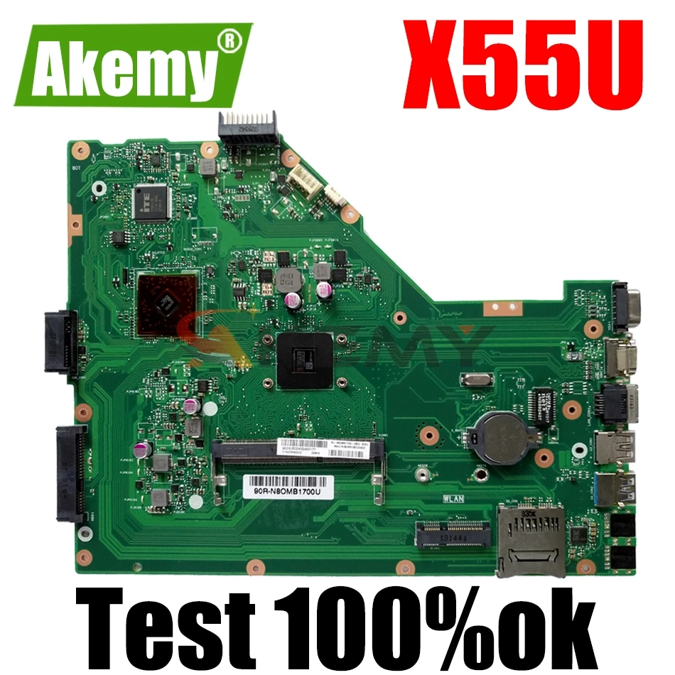 Материнская плата AKEMY X55U для ноутбука ASUS оригинальная материнская