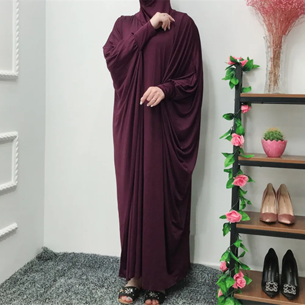 Модная женская одежда для молитвы, женское платье в стиле хиджаб, длинное платье с капюшоном, с капюшоном, для ислама, джилбаба, женское плат...