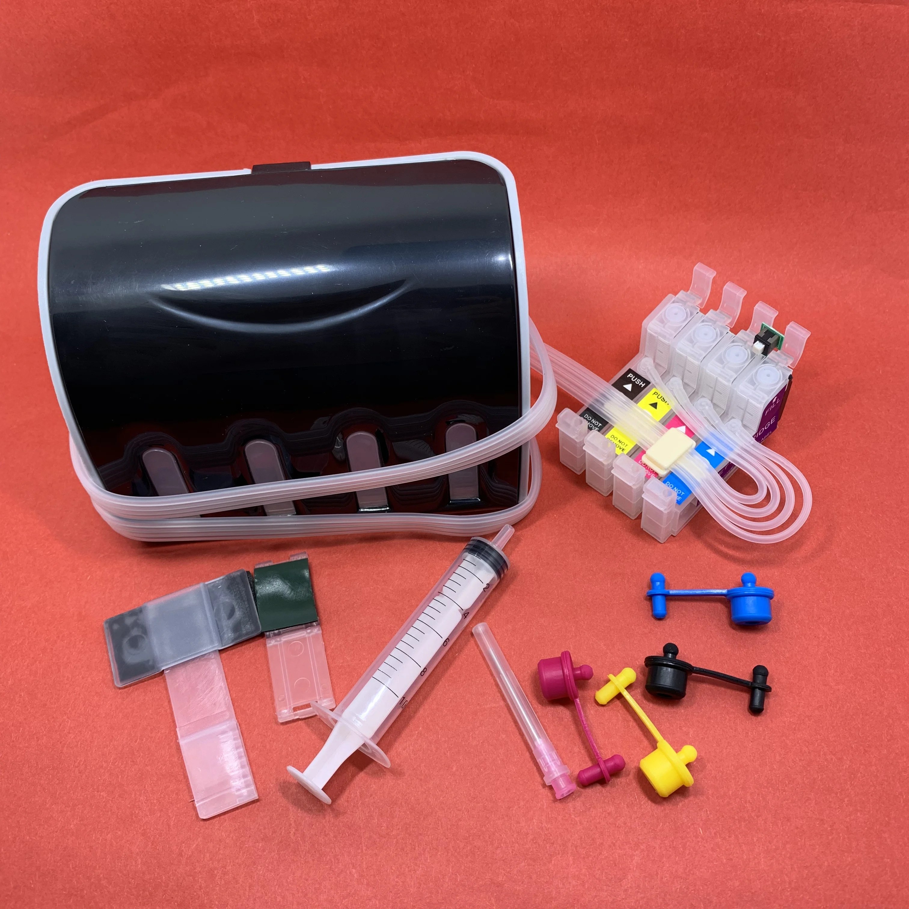 

YOTAT BK\Y\M\C CISS T1631 - 4 ink cartridge for Epson WorkForce WF-2510 WF-2520NF WF-2530WF WF-2540 WF-2010W WF-2630WF