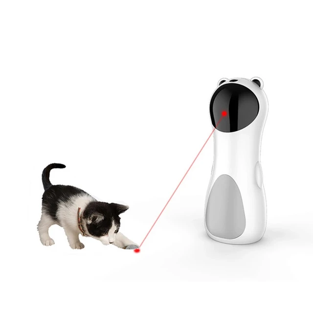 LED Automatic Cat Laser Toys Interactive Smart Teasing Pet Funny Handheld Toy Multi-Angle Cat Exercise Training Entertaining Toy