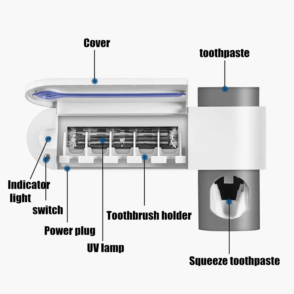 Диспенсер для зубной пасты автоматический стерилизатор с