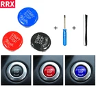 Подходит для BMW E87, E60, E83, E84, E89, для BMW E90, E91, E92, E93 кнопка запуска двигателя автомобиля, сменная крышка, наклейка на переключатель, Декор автомобиля