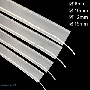 Прозрачная силиконовая трубка IP67 для SMD 5050 3528 3014 5630 ws2801 ws2811, водонепроницаемая светодиодная лента, длина 5 м, 8 мм, 10 мм, 12 мм, 15 мм