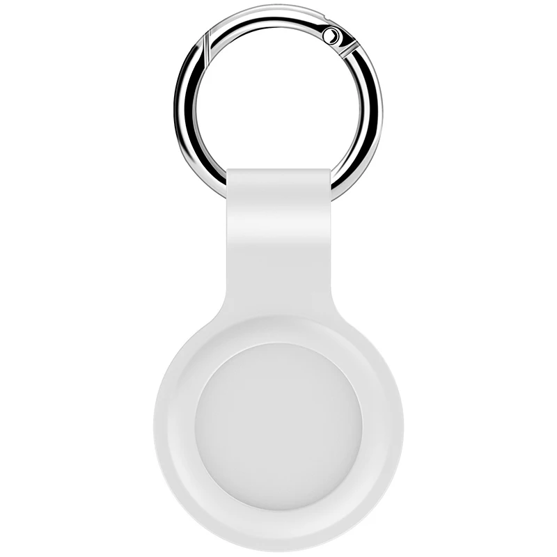 

1PC Protective Cover Location Tracker Silicone Case With Buckle for AirTags Tracker Metal Ring Anti-lost Accessories