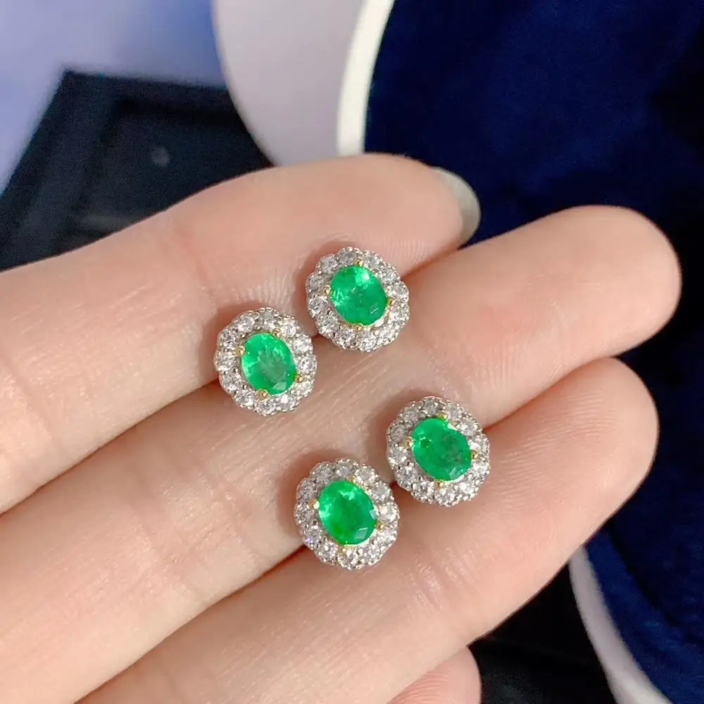 Изысканные серьги с зеленым изумрудом, серебряные серьги для девочек, натуральный драгоценный камень, серебро 925 пробы, подарок на день рождения для девочек, распродажа
