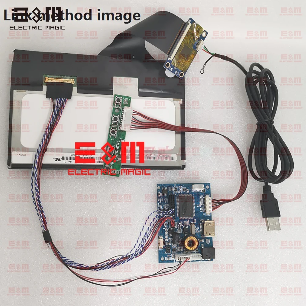 7-дюймовый сенсорный ЖК-экран IPS display HDMI 16:10 Автомобильный дисплей наборы DIY для Raspberry Pi Android Windows 7 8 10 1280*800