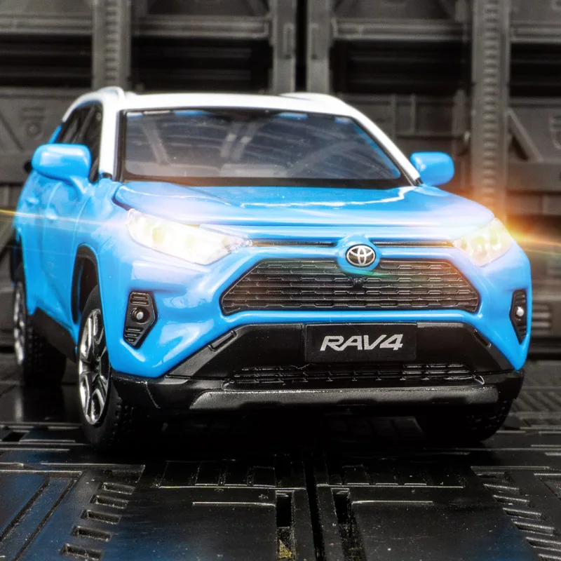 

1/32 Toyota RAV4 SUV High simulation vehicle model Metal toy car Collection decoration friend Christmas gifts birthday present
