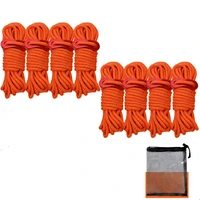 outdoor tent rope tents accessories reflective rope with net storage bag glowing at night outdoor tent accessories