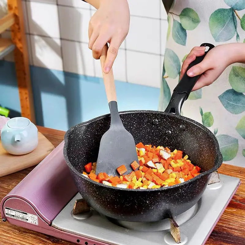 Антипригарная Кастрюля Wok кастрюля для супа лапши поддон сковороды и с молочным