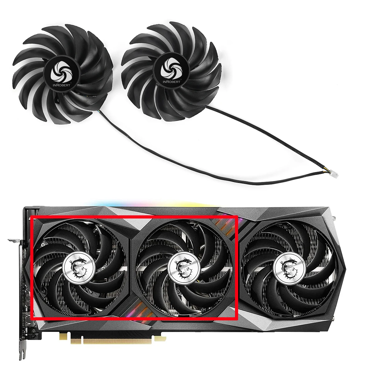 diy fan pld09210b12hh 90mm graphics card fan replacement for msi rtx 3070 3080 3090 suprim x gaming gpu free global shipping