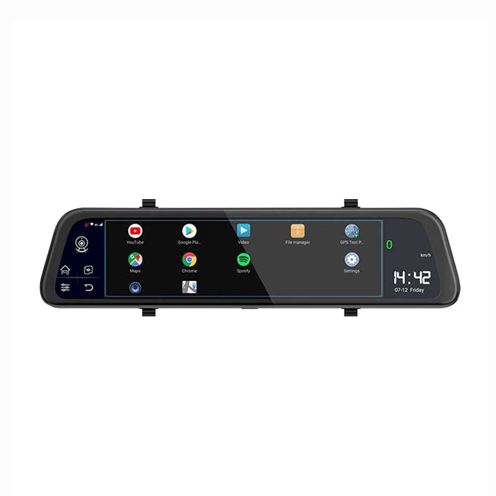 

Z68 12 inch Capacitive Touch Screen Dual 1080P DVR Dash Cam Car Video Recorder Parking Monitor with Car Charger