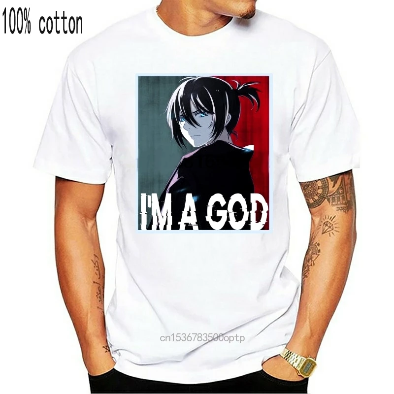 

Men tshirt I&#39M A GOD YATO Noragami T Shirt women T-Shirt tees top