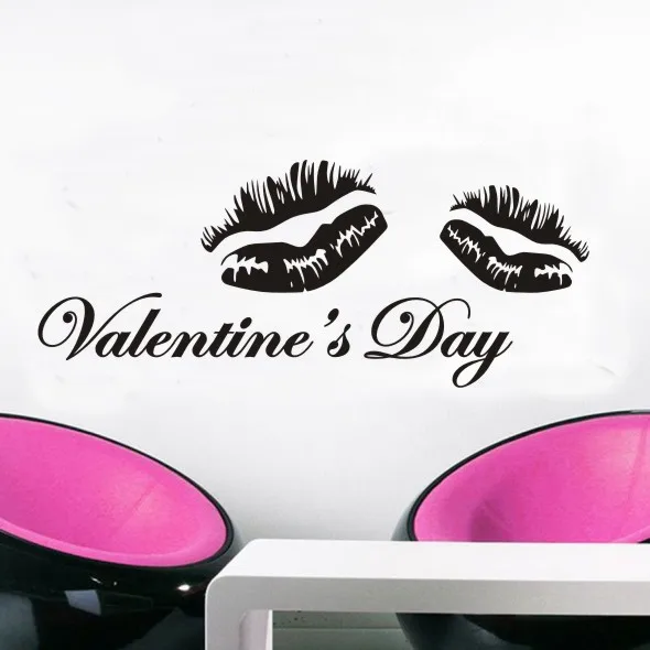 Целлофановые наклейки на окна Kiss Valentine обои с цветами | Дом и сад