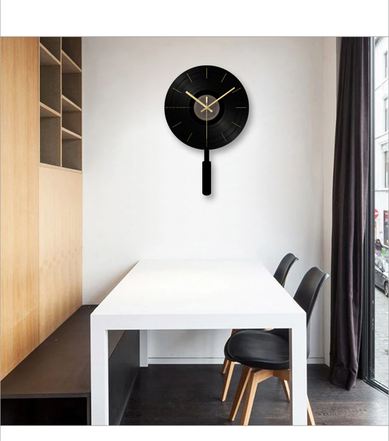 

Creative Mute Modern Design Large Wall Clock Clocks for Home Kitchen Living Room Decor Battery Operated Silent