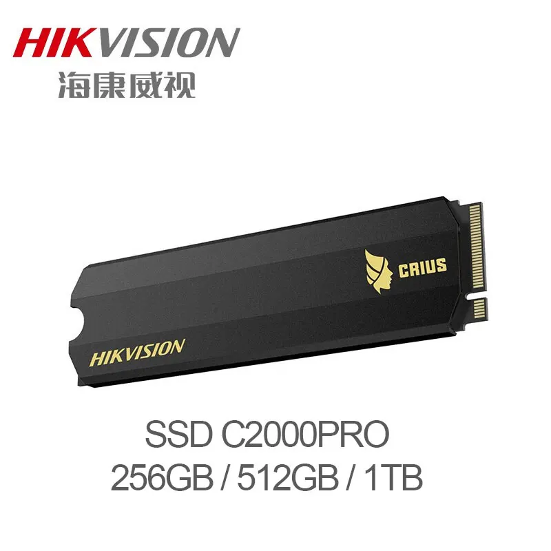 

SSD Hikvision C2000 PRO 256 ГБ 512 1 ТБ m.2 интерфейс nvme протокол PCIe Gen3.0x4 Веб камера для компьютера и ноутбука жёсткий диск твердотельный накопитель