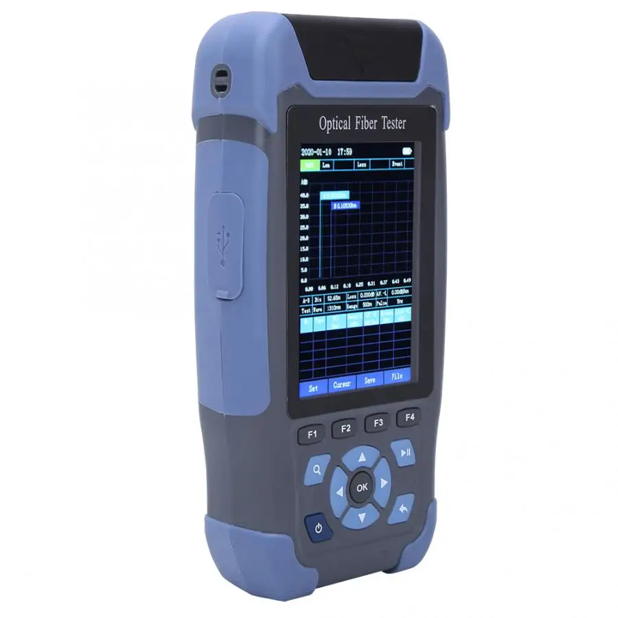 Мини OTDR JW3302S 1310 нм/1550 нм 24/22 дБ + OPM Встроенный 10 мВт VFL источник светильник 60 км |
