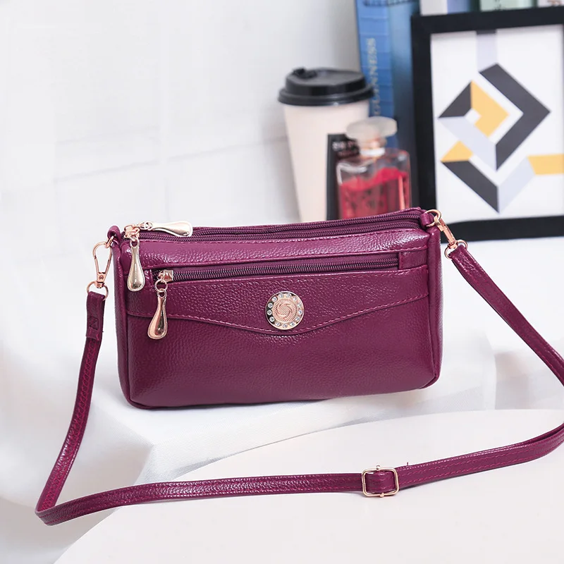 

Classic Pure Color Women PU Leather Tote Tassel Bags Female Crossbody Handbag Shoulder Bag XBZ037- XBZ039