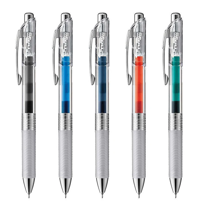 1 шт. Япония Pentel BLN75TL Energel свободной гелевая ручка 0 5 мм прозрачный выдвижной