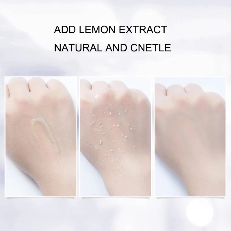 Отшелушивающий гель с фруктовой кислотой смягчающий Кератиновый пилинг скраб