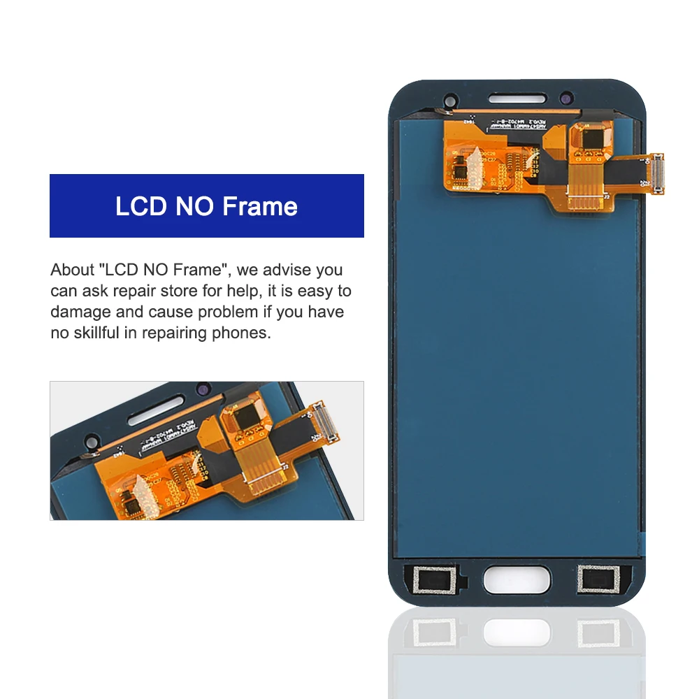 A320 Display For Samsung Galaxy A3 2017 Lcd Touch Screen Digitizer Assembly A320F A320Y A320M | Мобильные телефоны и