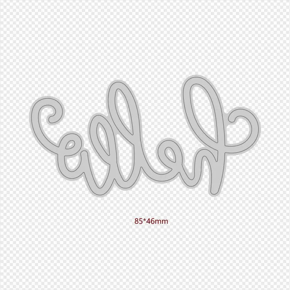 

Металлические штампы для вырезания «Hello Word», форма для вырезания карточек, скрапбукинга, бумаги, рукоделия, ножа, формы, лезвие, перфоратор, т...